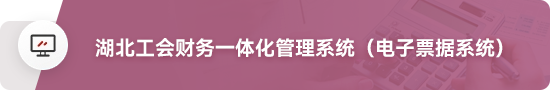 湖北工會財務(wù)一體化管理系統(tǒng)